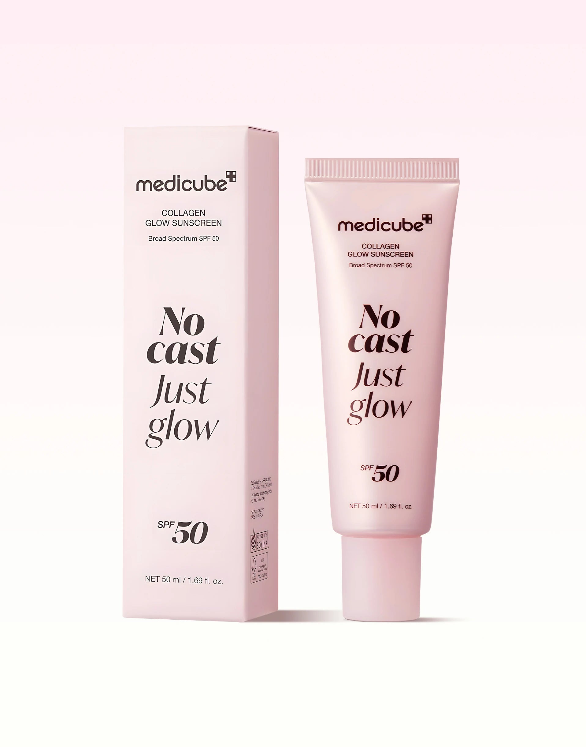 No Cast Just Glow Collagen Sunscreen Medicube
