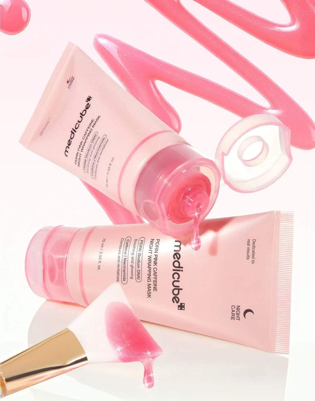 PDRN Pink Caffeine Night Wrapping Mask Medicube