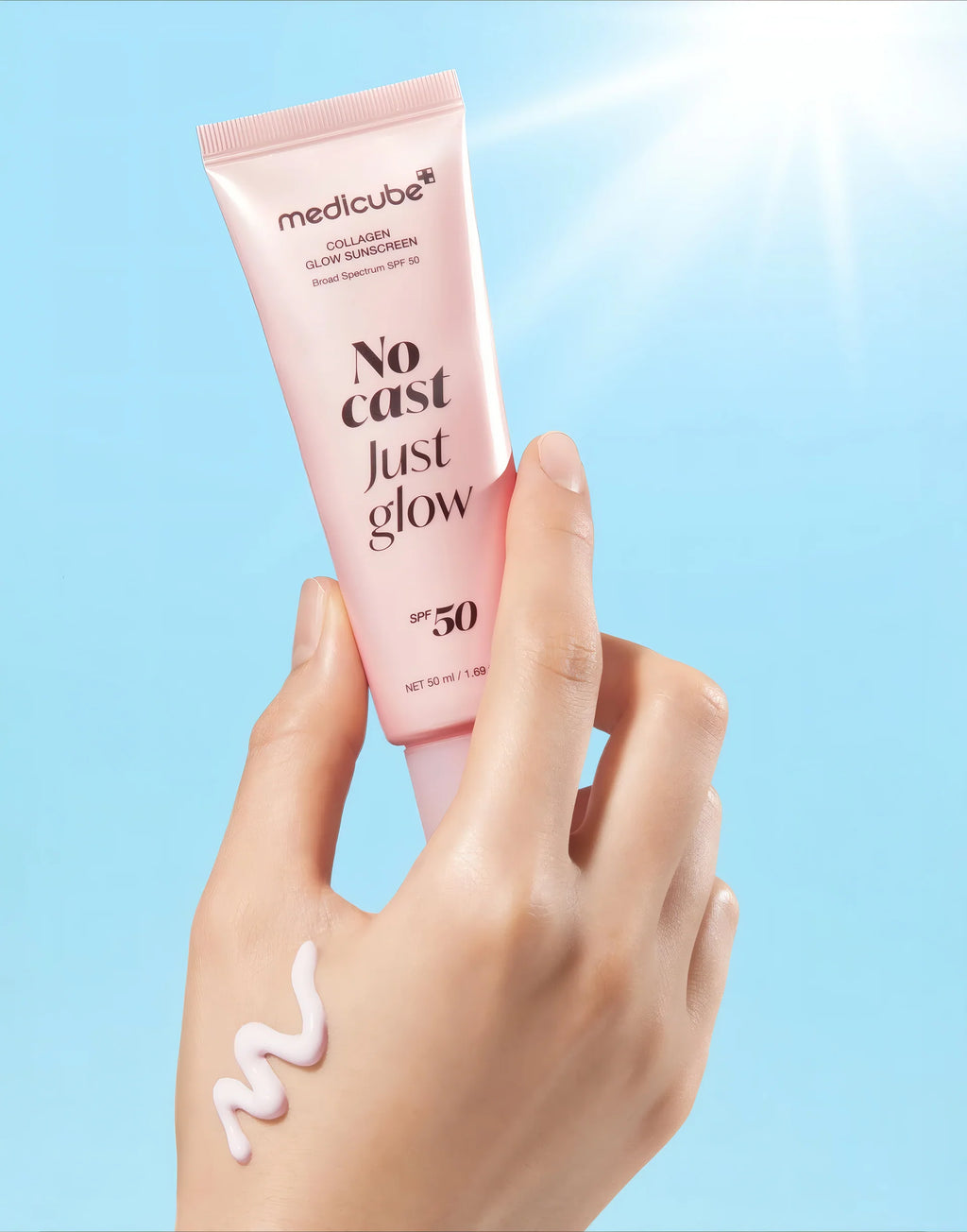 No Cast Just Glow Collagen Sunscreen Medicube