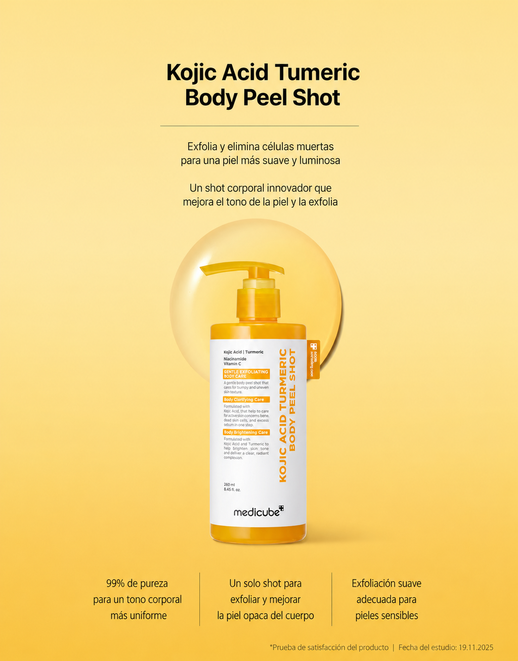 Medicube Body Peel Shot con Ácido Kójico