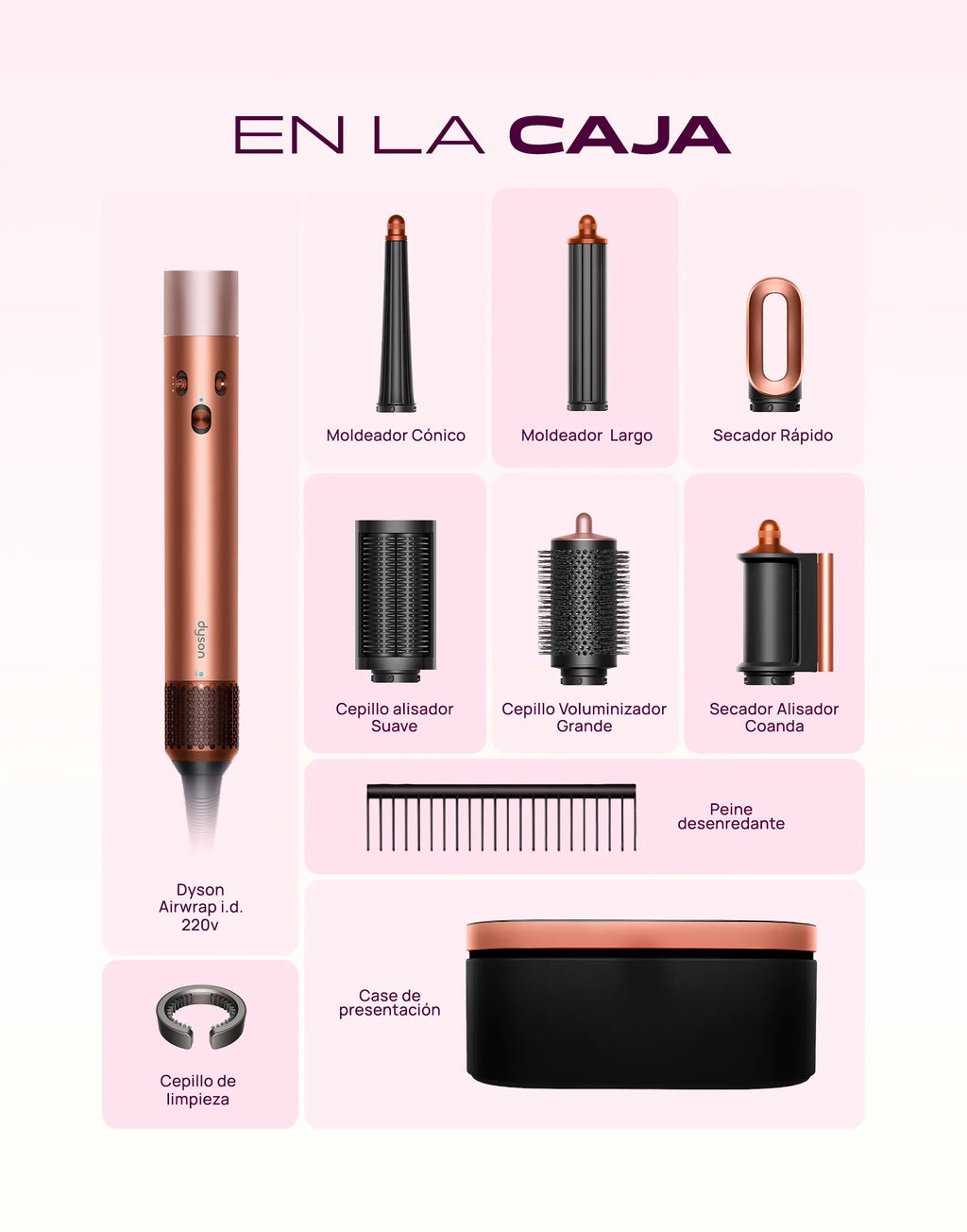 Dyson Airwrap ID Amber Silk 220v