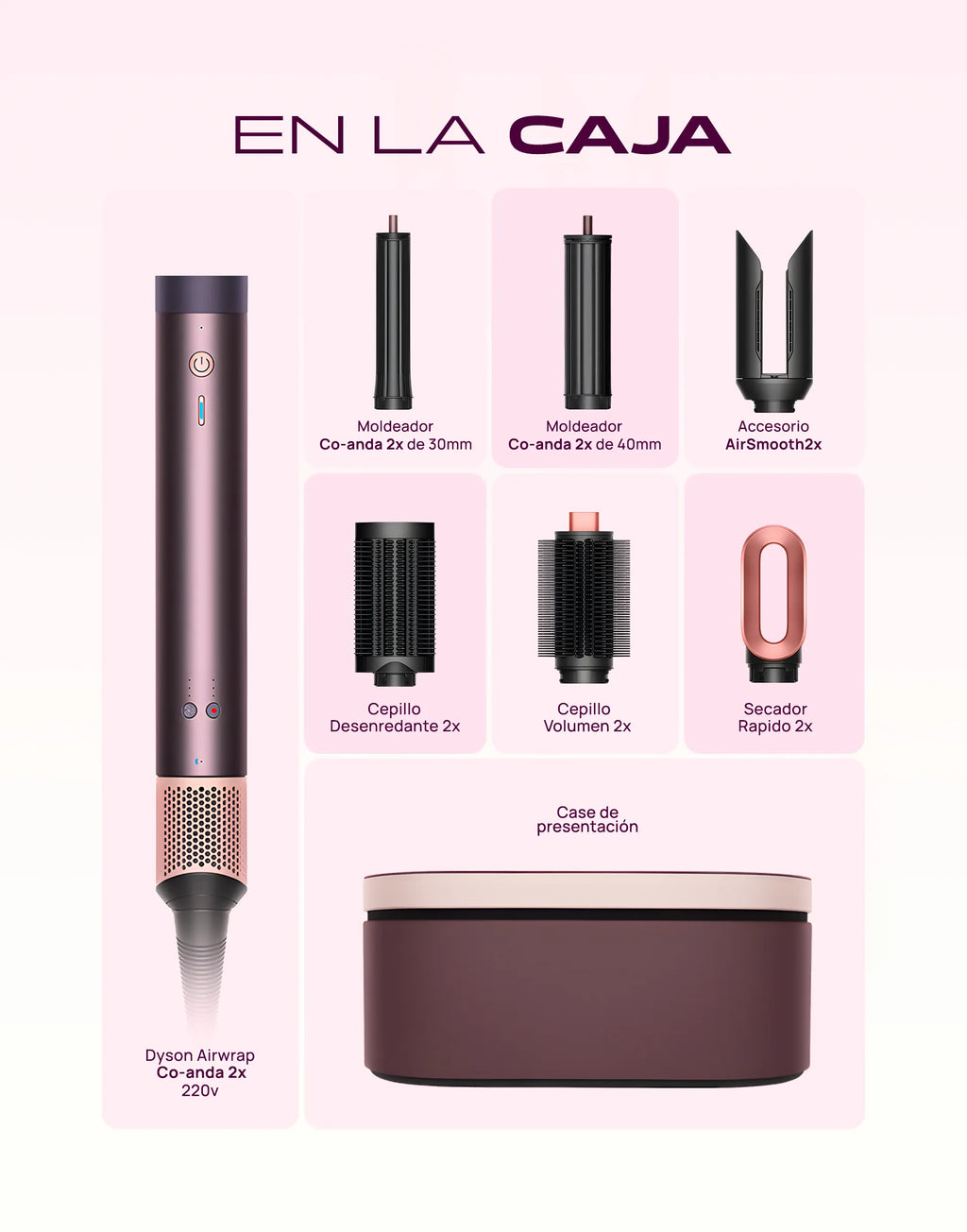 Dyson Airwrap Coanda 2x Jasper Plum