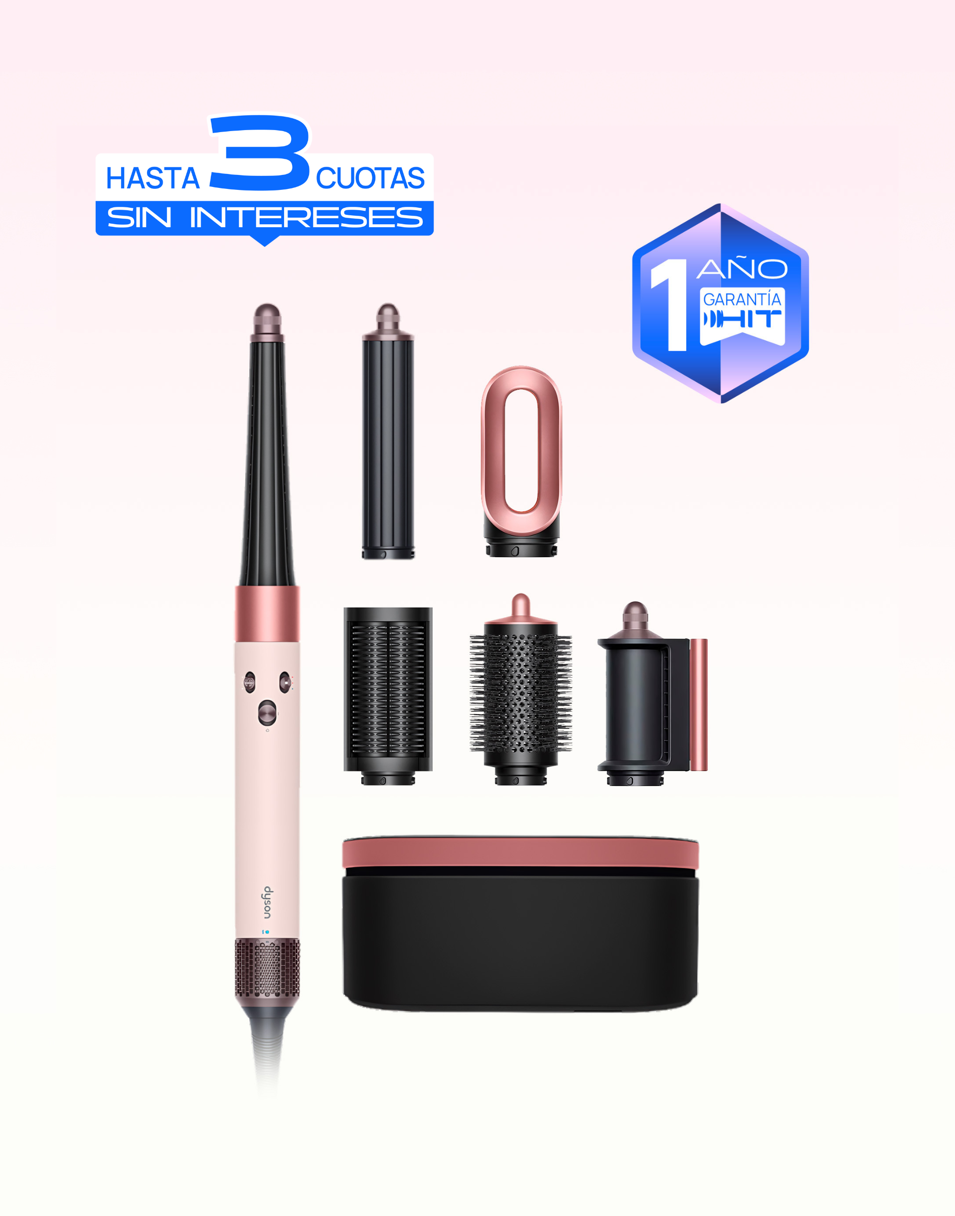 Dyson Airwrap ID Ceramic Pink 220v