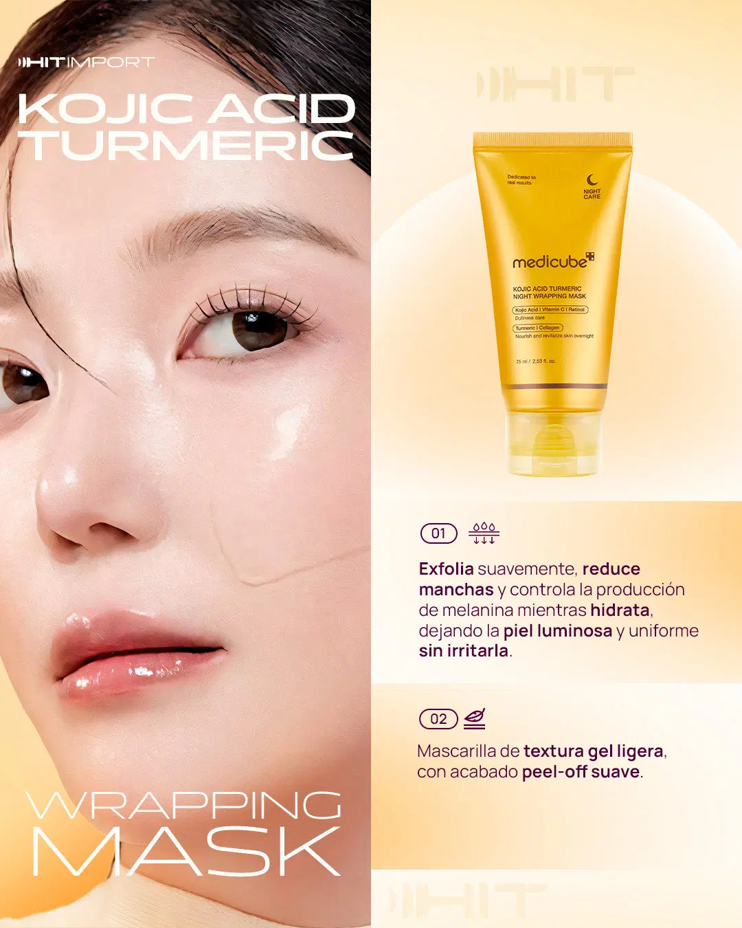 Kojic Acid Turmeric Wrapping Mask