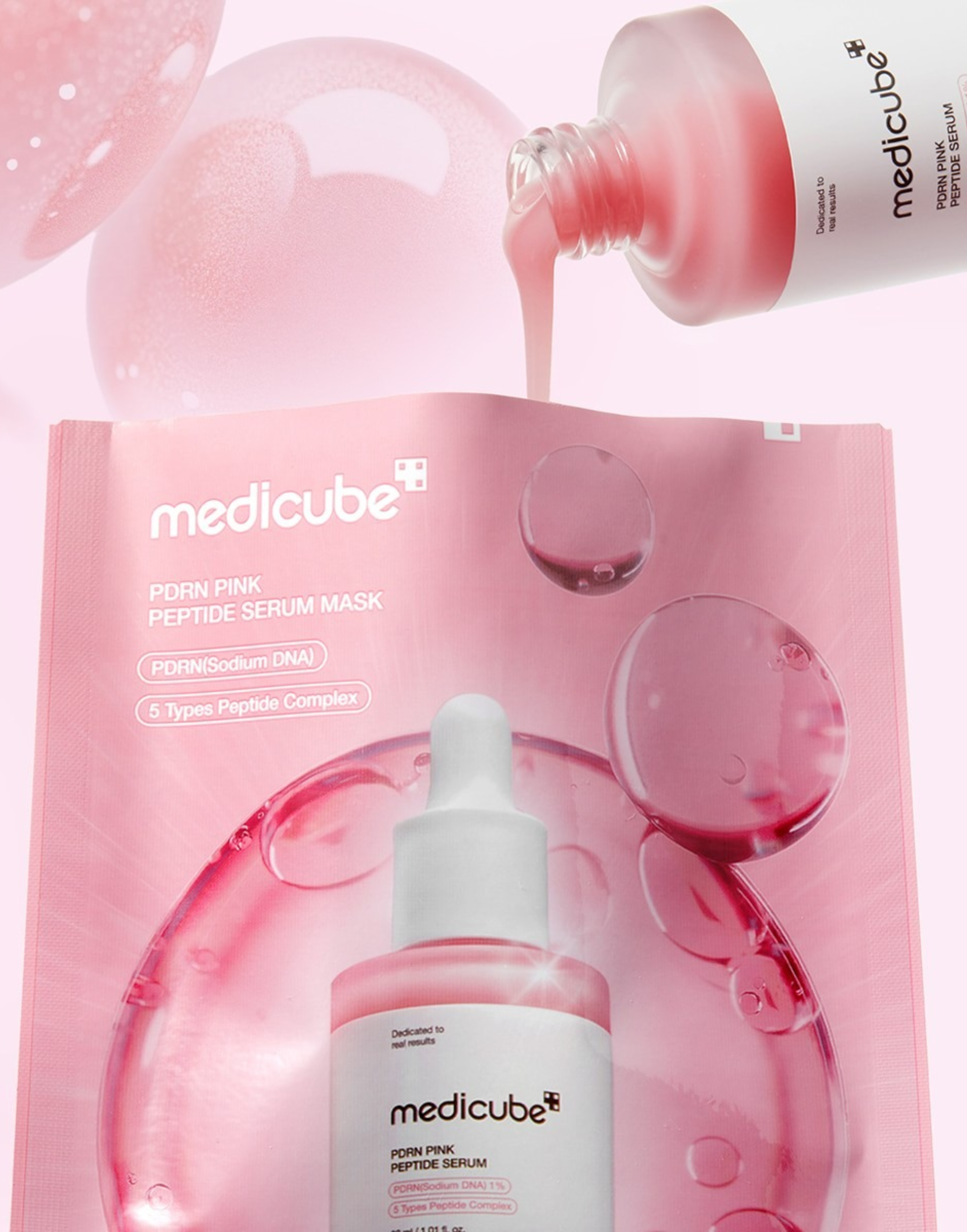 PDRN Pink Peptide Serum Mask