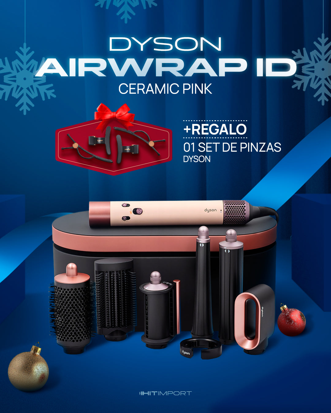 Dyson Airwrap ID Ceramic Pink 220v