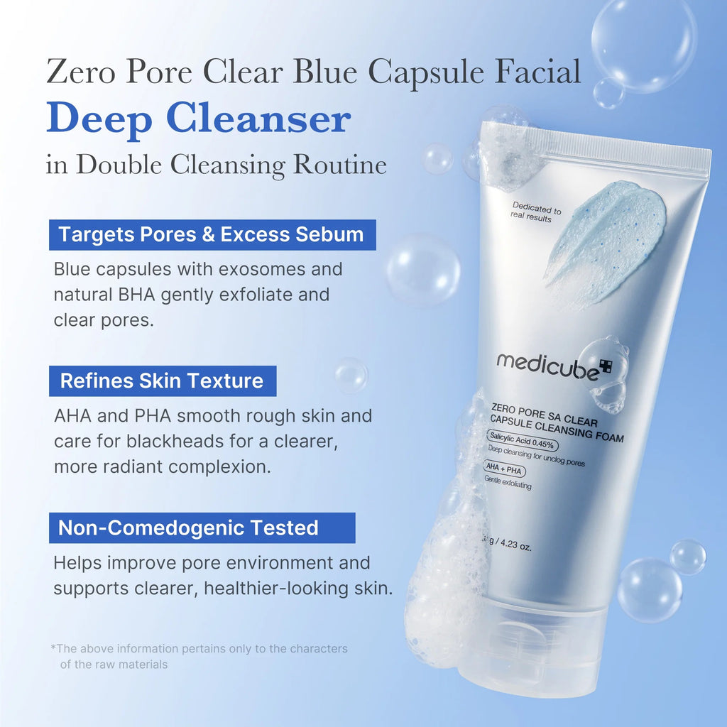 Zero Pore SA Capsule Cleansing Foam Medicube